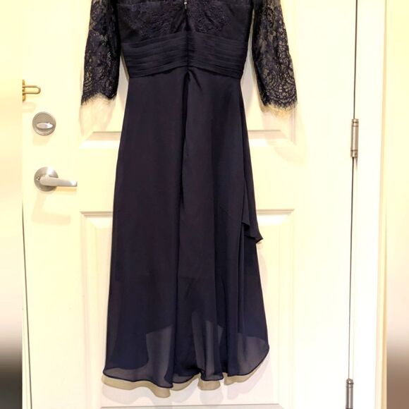 EUC LanTing Bride Navy Blue Wedding Guest Dress - SEE SIZE NOTES - Picture 9 of 10